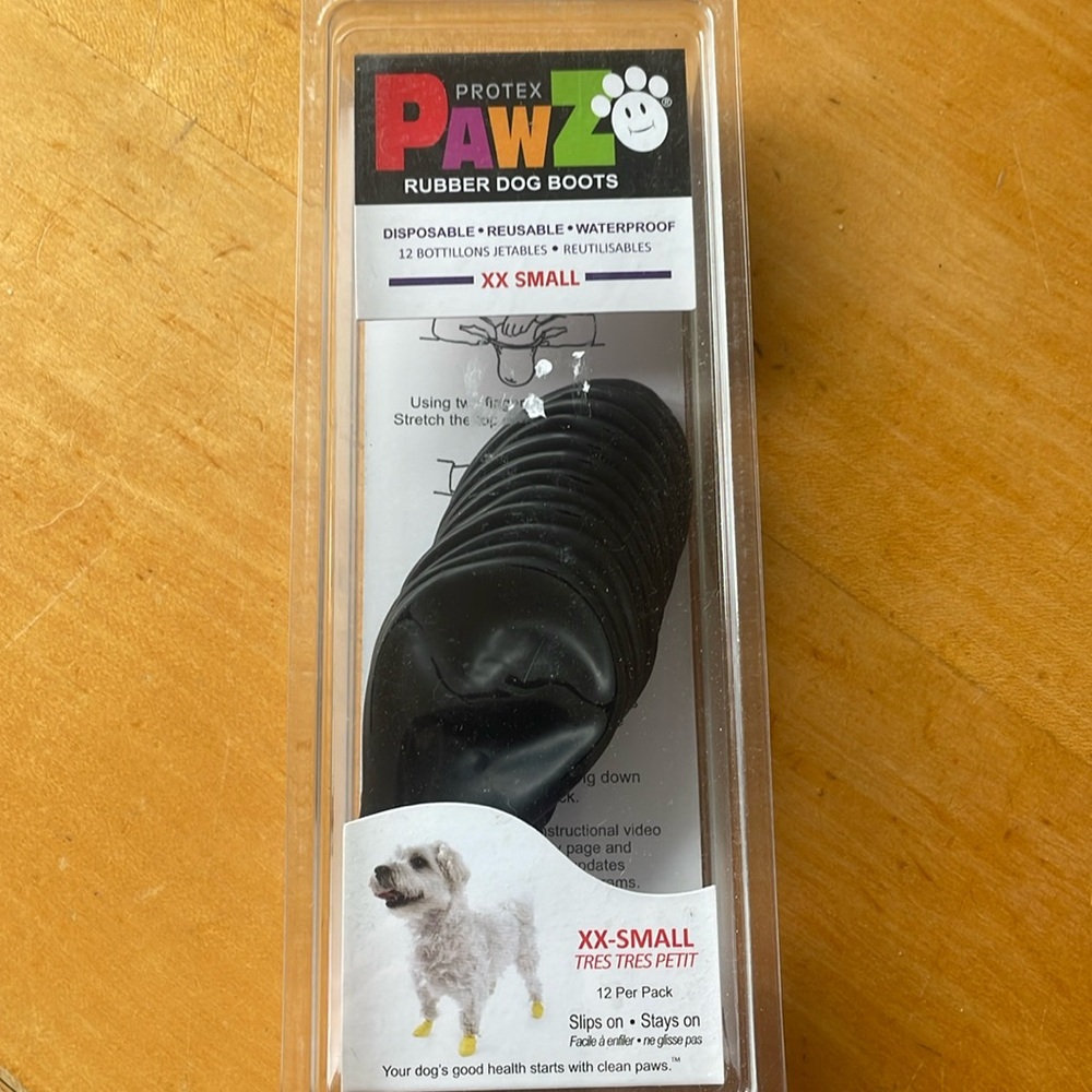 Pawz Rubber Dog Boots xxsmall